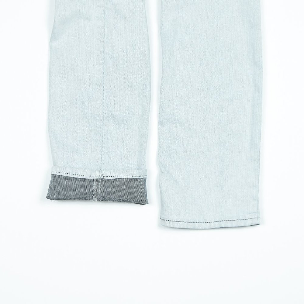 BKE Aiden Straight White Thick Stitch Denim - Picture 4 of 4
